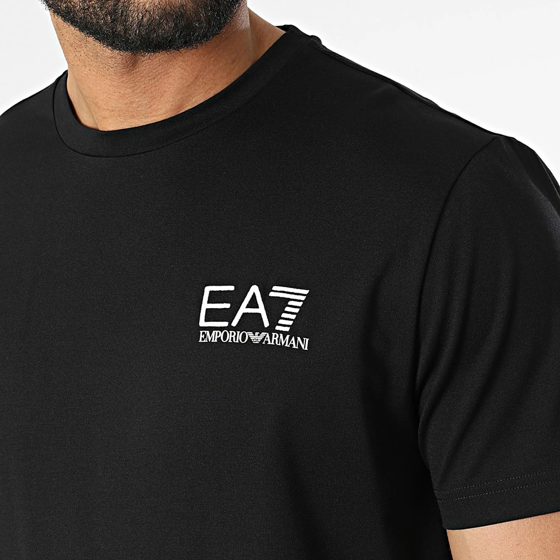 Meilleur prix 🎉 Tee 👚 Shirt 3LPT03-PJEEZ Noir de EA7 Emporio Armani 🔔 – Image 2