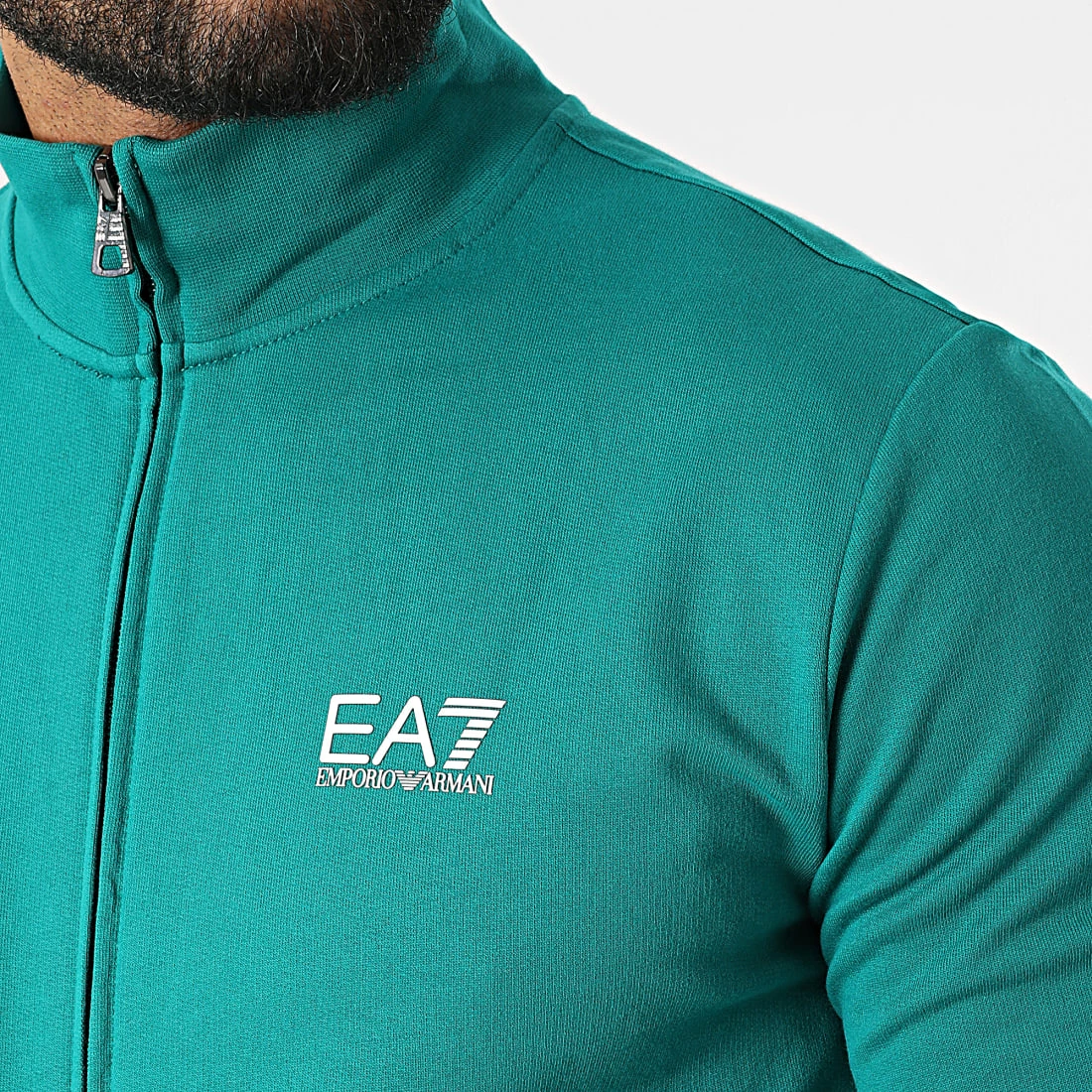 Acheter 🧨 Ensemble De Survetement 8NPV52-PJ05Z Vert Noir de EA7 Emporio Armani 😍 – Image 2