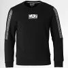 Bon marché 😍 Sweat Crewneck Enfant 3LBM69 Noir de EA7 Emporio Armani 🧨