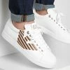 Vente flash ⌛ Baskets X8X001-XK255 White Bronze de EA7 Emporio Armani 🧨