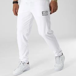 Meilleur prix ⌛ Pantalon Jogging 3LPP57-PJCSZ Blanc de EA7 Emporio Armani 🔥