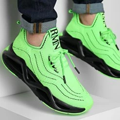 Vente flash ✔️ Baskets X8X108 XK264 Green Fluo Black de EA7 Emporio Armani 😍