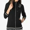 Top 10 ✨ Sweat Zippé Capuche Femme 3LTM07-TJCQZ Noir Doré de EA7 Emporio Armani ⭐