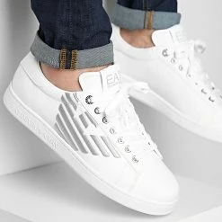 Acheter 💯 Baskets X8X001-XK255 White Silver de EA7 Emporio Armani 🥰