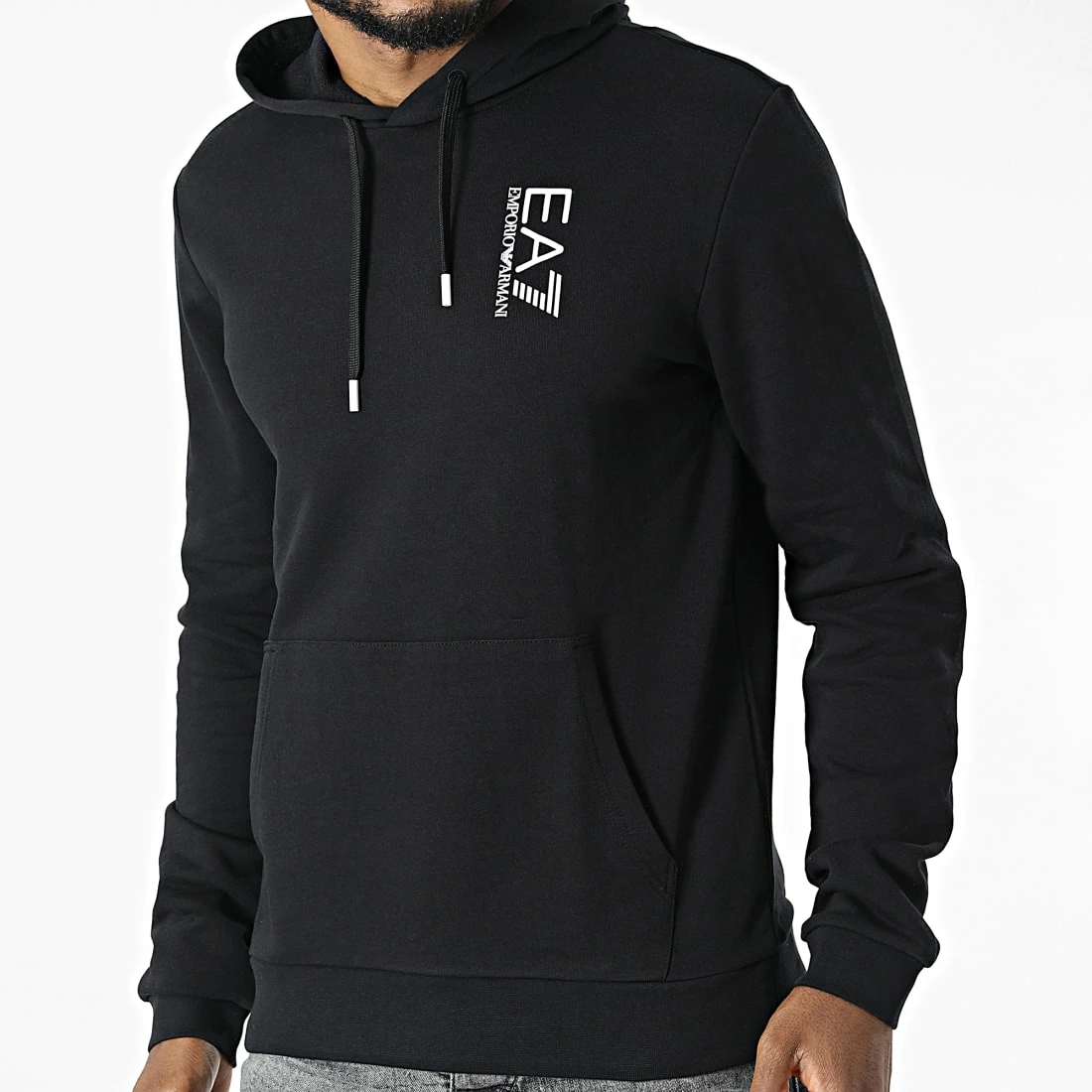 Grosses soldes đ Sweat Capuche 6LPM57-PJHDZ Noir de EA7 Emporio Armani â€ïž
