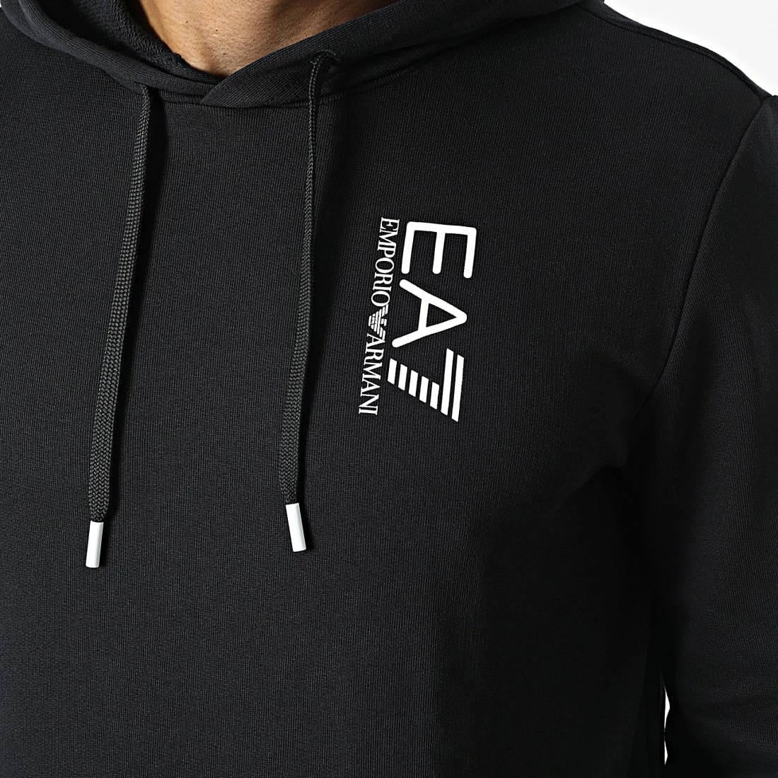 Grosses soldes đ Sweat Capuche 6LPM57-PJHDZ Noir de EA7 Emporio Armani â€ïž â Image 2