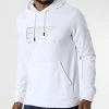 Bon marché 🔥 Sweat Capuche 6LPM62-PJ05Z Blanc Argenté de EA7 Emporio Armani 💯