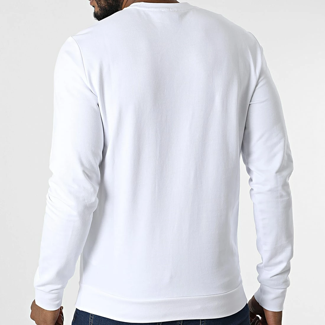 Vente flash 🤩 Sweat Crewneck 6LPM60-PJ05Z Blanc Argenté de EA7 Emporio Armani 😉 – Image 4