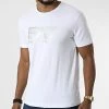 Meilleur prix 😉 Tee 👚 Shirt 6LPT62-PJ03Z Blanc Argenté de EA7 Emporio Armani 🧨