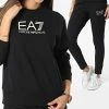 Coupon 🔔 Ensemble De Survetement Femme 6LTV57-TJCQZ Noir de EA7 Emporio Armani 🔥