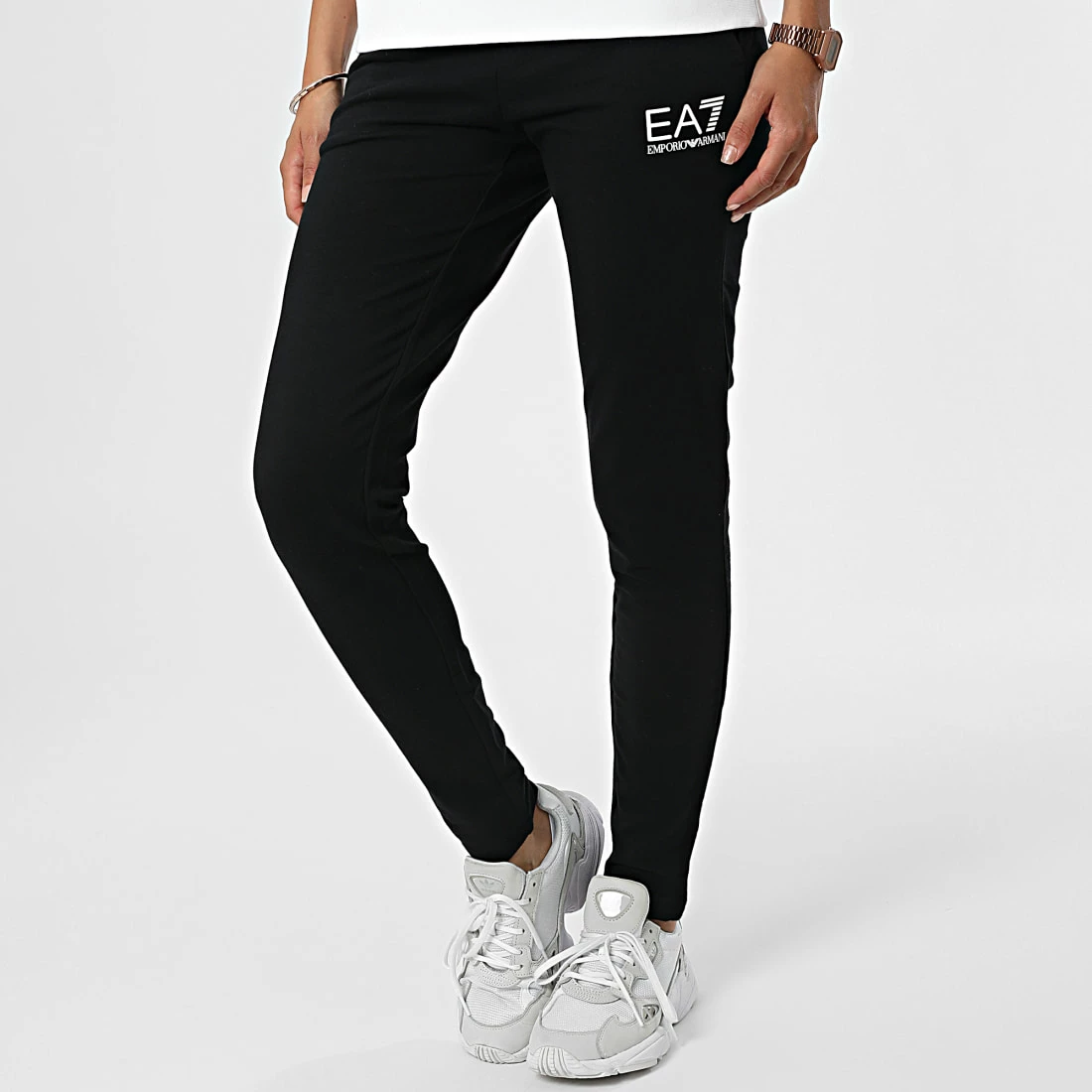 Budget 🌟 Ensemble De Survetement Femme 6LTV57-TJCQZ Noir Blanc de EA7 Emporio Armani ❤️ – Image 5