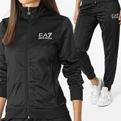 Meilleure vente 💯 Ensemble De Survetement Femme 6LTV58-TJ26Z Noir de EA7 Emporio Armani 😍