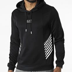 Le moins cher 😍 Sweat Capuche 6LPM03-PJ16Z Noir de EA7 Emporio Armani 🧨