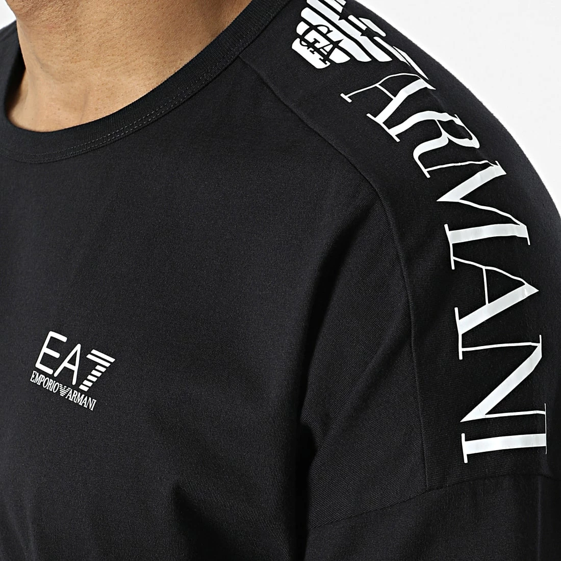 Meilleure affaire 🥰 Tee 👚 Shirt 6LPT23-PJ7CZ Noir de EA7 Emporio Armani 🎉 – Image 2