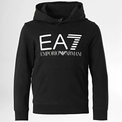 Les meilleures critiques de 😍 Sweat Capuche Enfant 6LBM64 Noir de EA7 Emporio Armani ✨