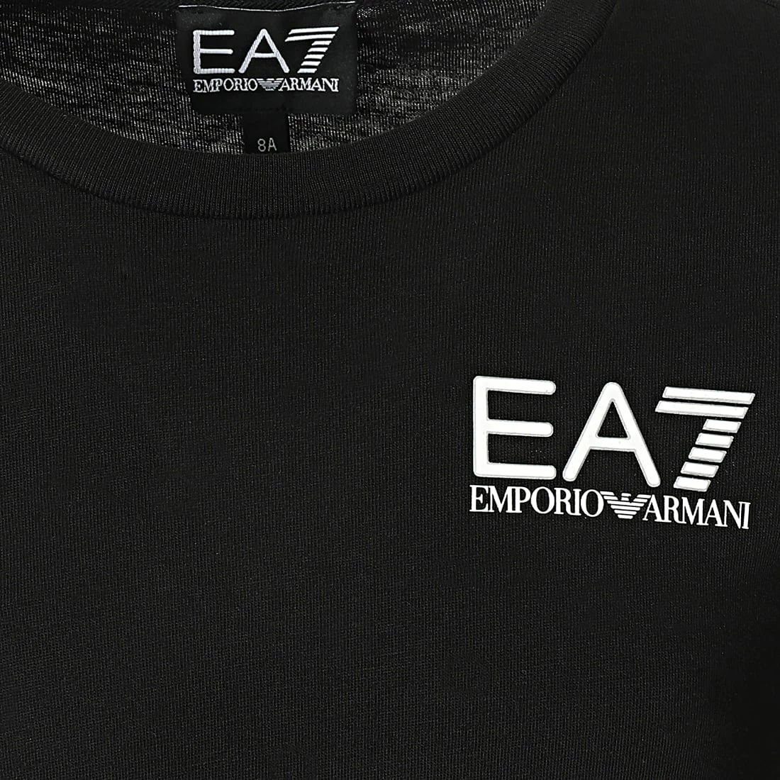 Offres 😉 Tee 👚 Shirt Manches Longues Enfant 8NBT52 Noir de EA7 Emporio Armani 🎁 – Image 2