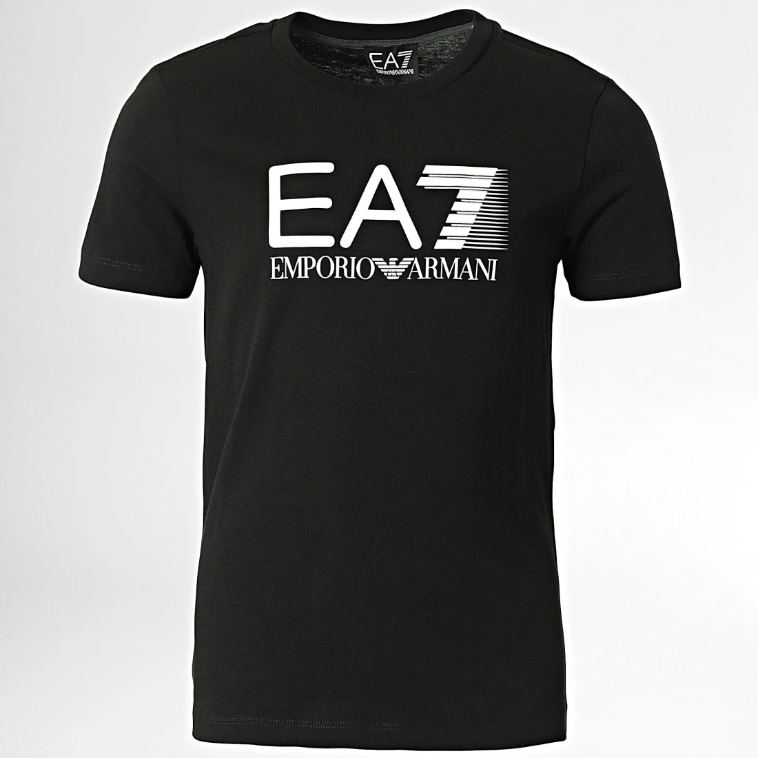 De gros 😀 Tee 👚 Shirt Enfant 6LBT53 Noir de EA7 Emporio Armani ⌛