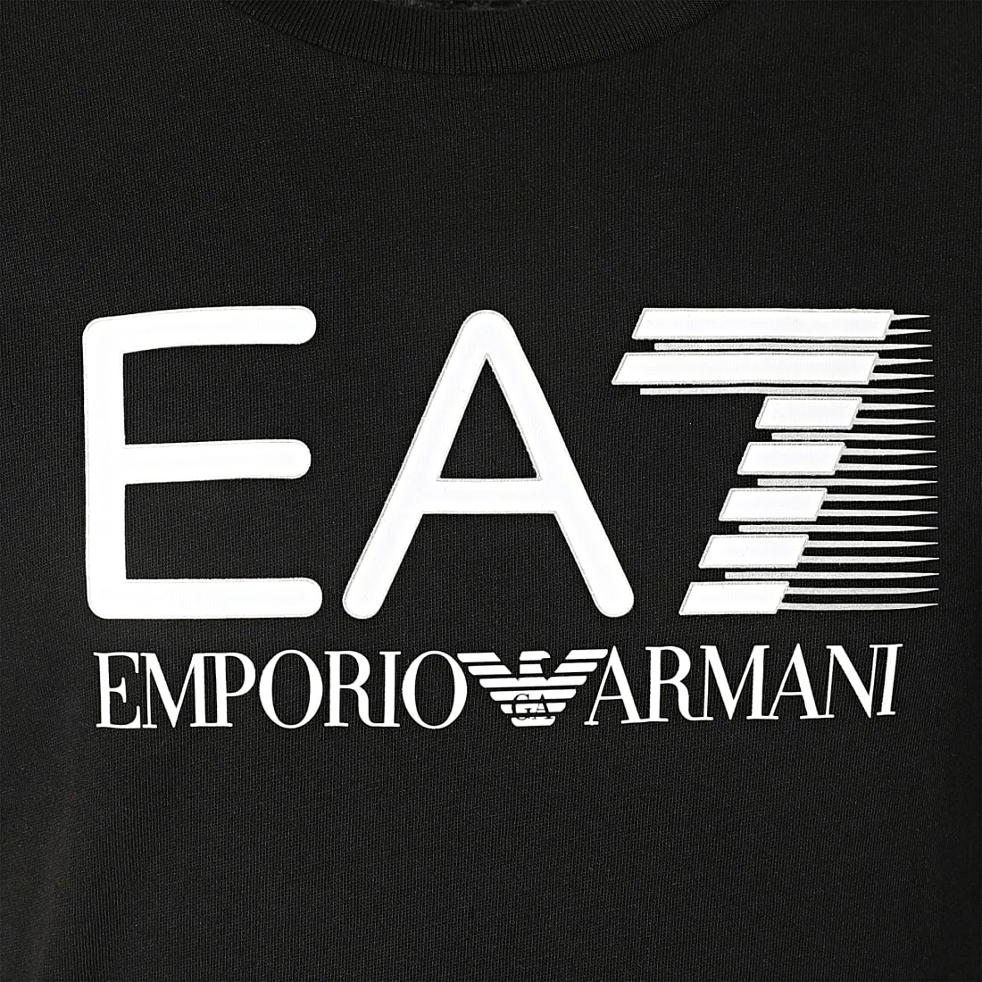 De gros 😀 Tee 👚 Shirt Enfant 6LBT53 Noir de EA7 Emporio Armani ⌛ – Image 2