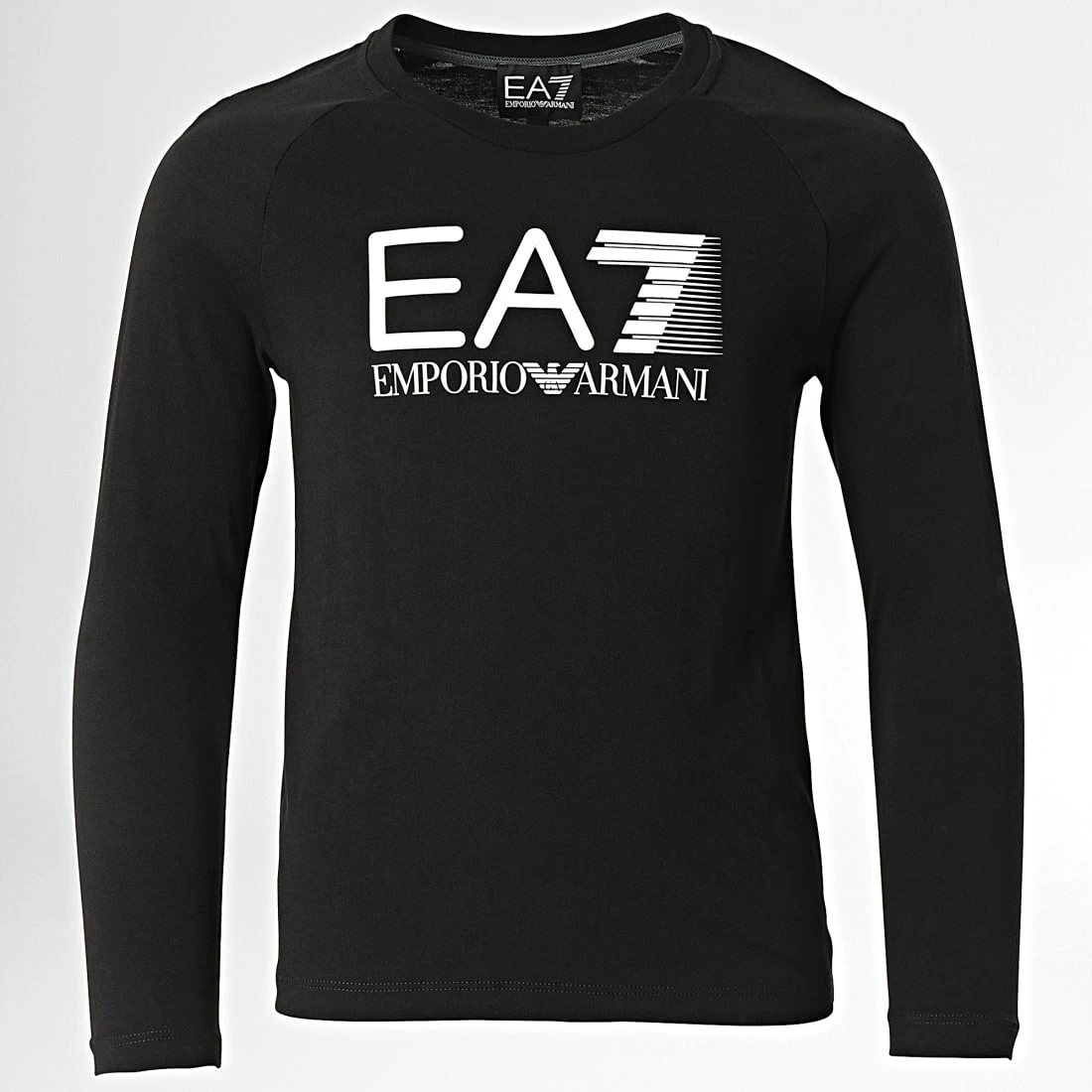Acheter ⭐ Tee 👕 Shirt Manches Longues Enfant 6LBT54 Noir de EA7 Emporio Armani ✨