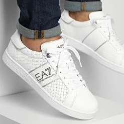 Vente flash ⌛ Baskets X8X102-XK258 White Iridescent de EA7 Emporio Armani 🌟