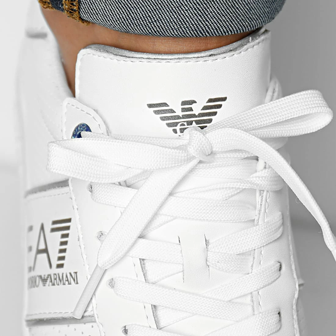 Vente flash ⌛ Baskets X8X102-XK258 White Iridescent de EA7 Emporio Armani 🌟 – Image 3