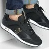 Vente flash 🔔 Baskets X8X001-XK219 Black Gold White de EA7 Emporio Armani 🎁