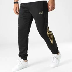 Tout neuf ❤️ Pantalon Jogging 6LPP55-PJ16Z Noir Doré de EA7 Emporio Armani 🥰