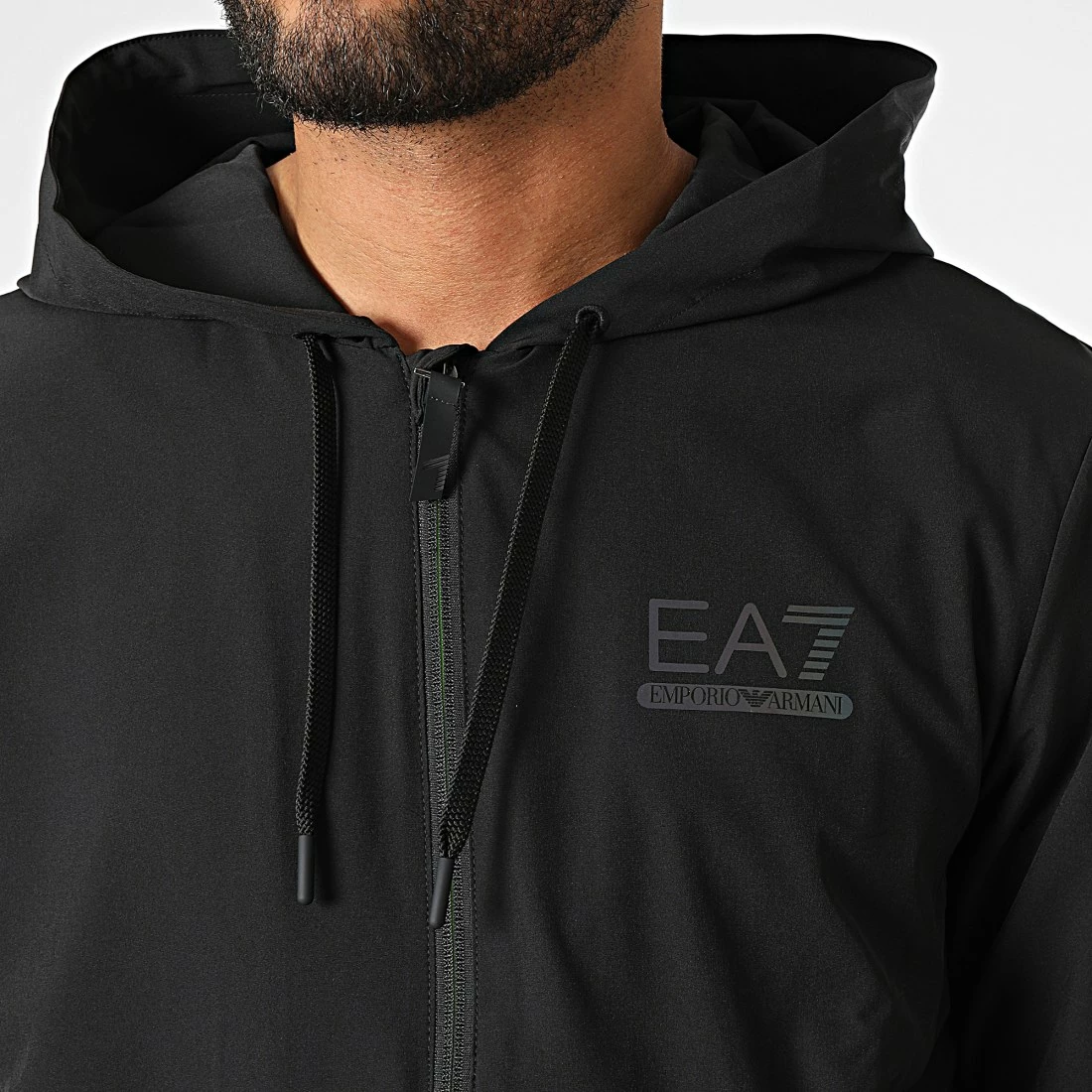 Bon marchĂ© đź”” Ensemble Veste Zippée Capuche et Pantalon Jogging 6LPV01-PN6TZ Noir de EA7 Emporio Armani ⌛ – Image 2