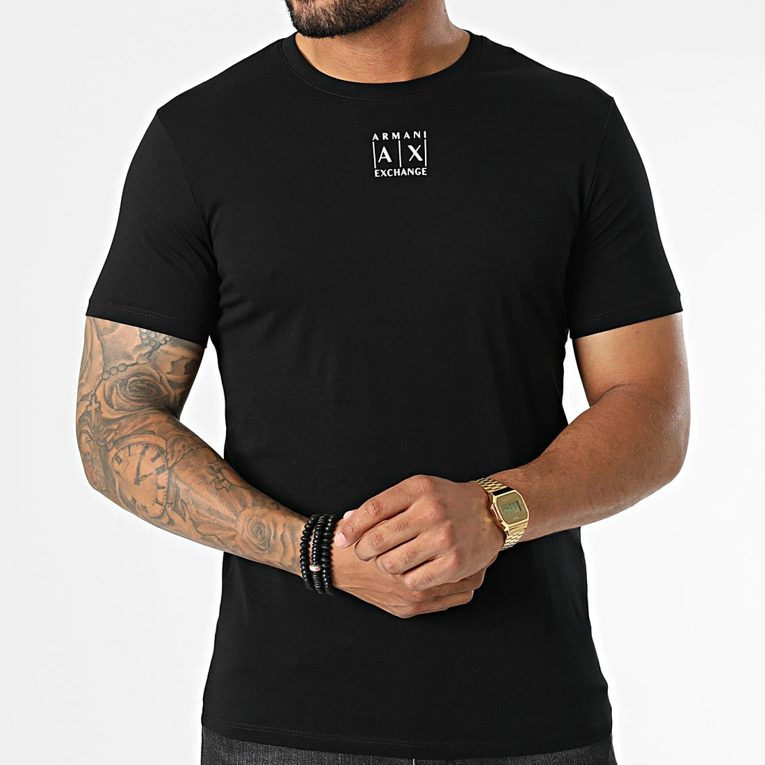 Meilleure vente 👍 Tee 👕 Shirt 6LZTAA-ZJA5Z Noir de EA7 Emporio Armani 🧨 – Image 3