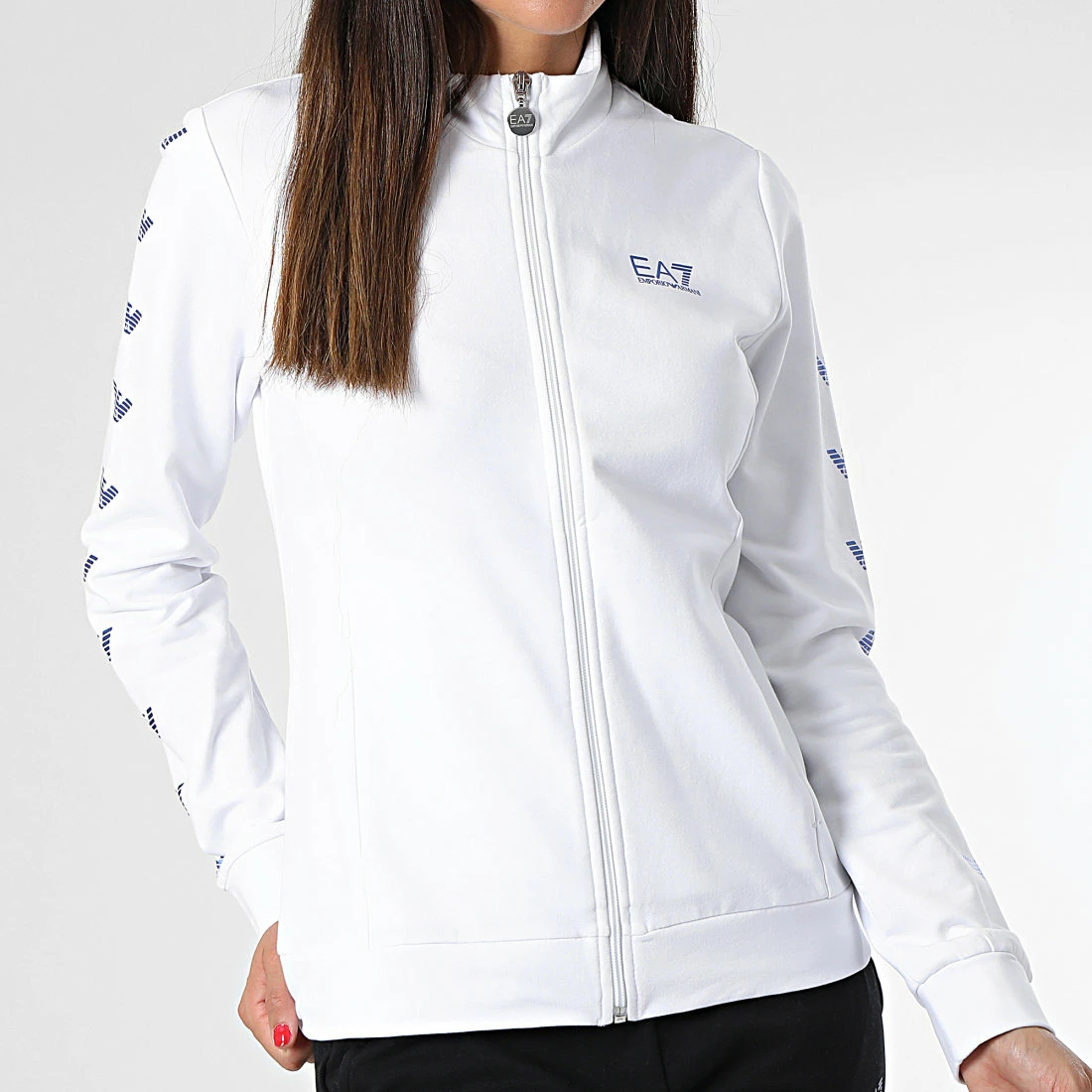 Meilleure affaire 🎉 Ensemble De Survetement Femme 6LTV68 Noir Blanc de EA7 Emporio Armani 🔔 – Image 3