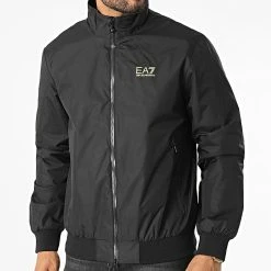 Grosses soldes 👏 Veste Zippée 6LPB27-PN27Z Noir Doré de EA7 Emporio Armani 💯