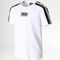 Les meilleures critiques de 😍 Tee 👕 Shirt A Bandes Enfant 6LBT57-BJ02Z Blanc de EA7 Emporio Armani 👍