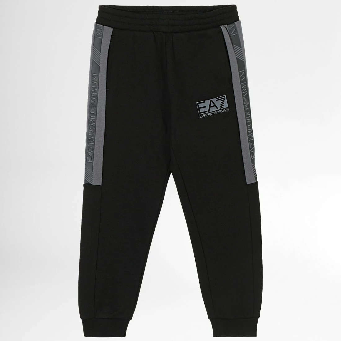 Tout neuf 🎁 Pantalon Jogging A Bandes Enfant 6LBP57-BJEXZ Noir de EA7 Emporio Armani ⭐