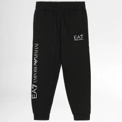 Meilleur prix 🎉 Pantalon Jogging Enfant 6LBP59-BJEXZ Noir de EA7 Emporio Armani 😍