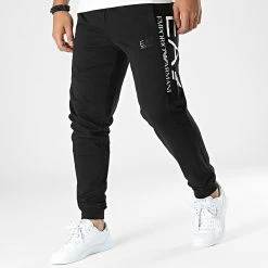 De gros 🥰 Pantalon Jogging 6LPP80-PJFGZ Noir de EA7 Emporio Armani ✔️