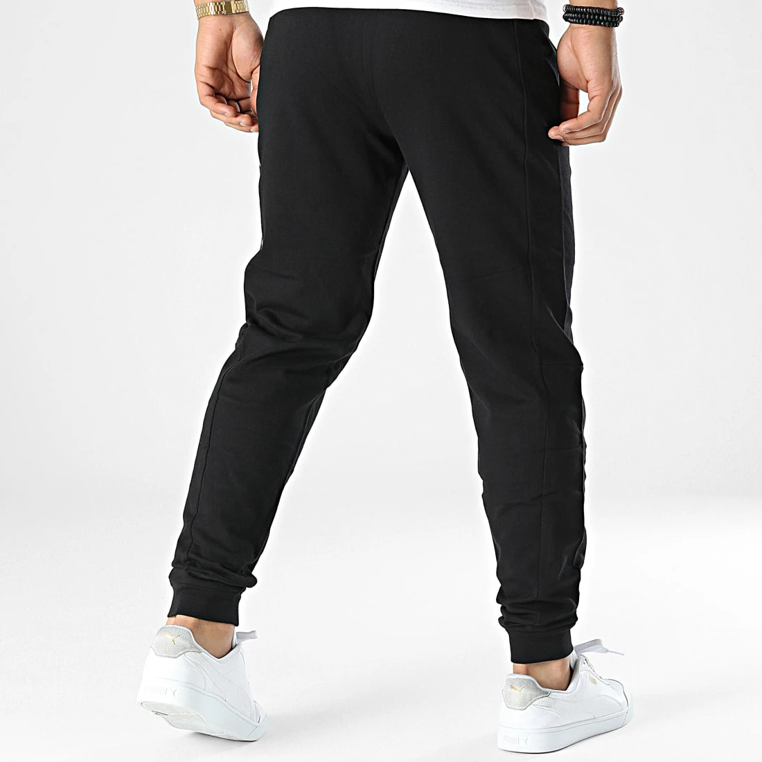 Sortie ✨ Pantalon Jogging 6LPP80-PJFGZ Noir Doré de EA7 Emporio Armani 🤩 – Image 4