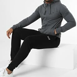 Top 10 🔥 Ensemble De Survetement 8NPV80 Gris Noir de EA7 Emporio Armani 😍