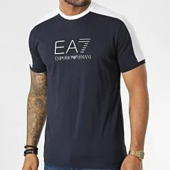 Tout neuf 🛒 Tee 👚 Shirt 6LPT06 Bleu Marine de EA7 Emporio Armani 😉