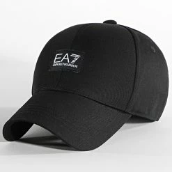 Vente flash 🎉 Casquette 244202 2F101 Noir de EA7 Emporio Armani 💯
