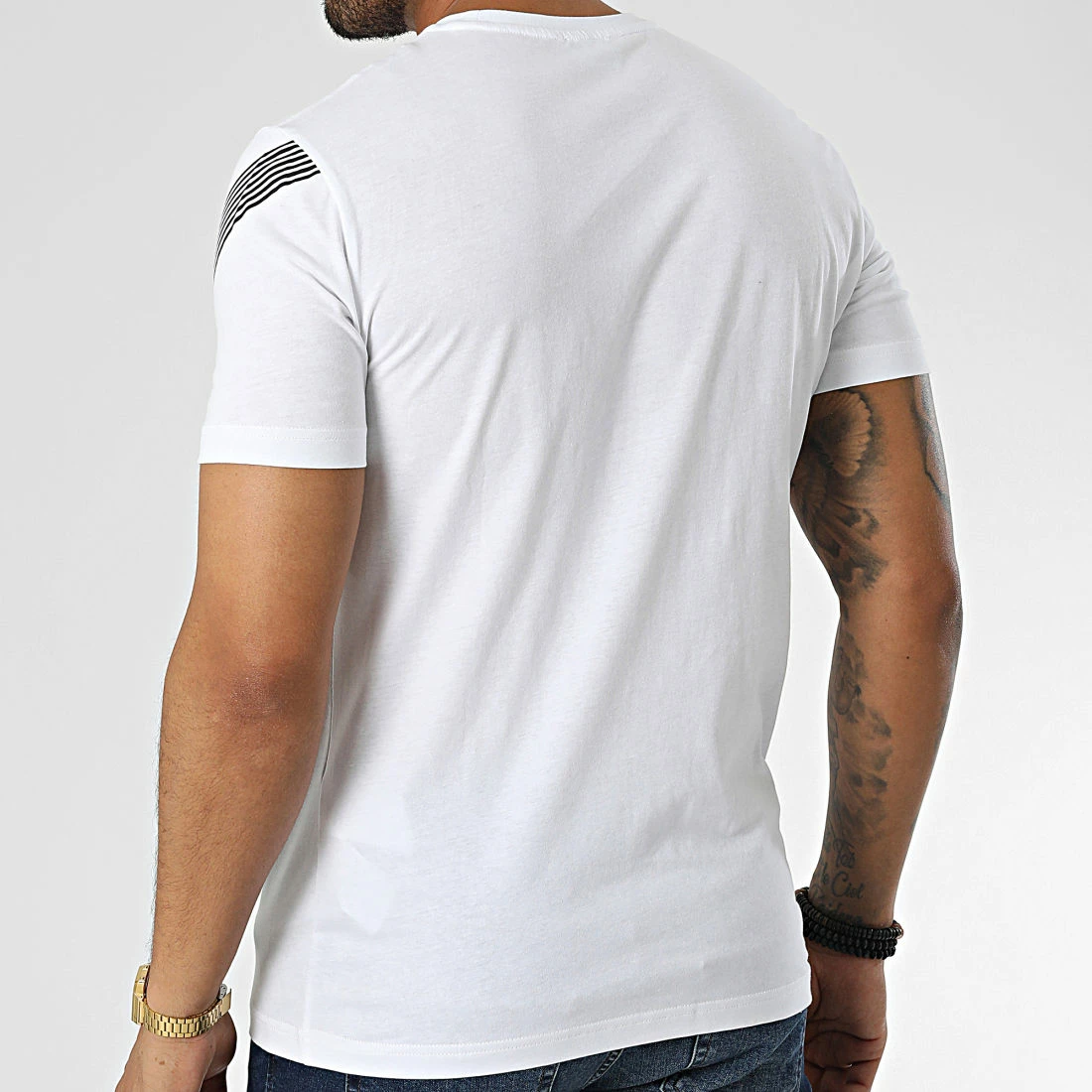 Bon marché 😍 Tee 👕 Shirt 6LPT03 Blanc de EA7 Emporio Armani 🔔 – Image 4