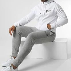 Le moins cher ✨ Ensemble De Survetement 6LPV68 Blanc de EA7 Emporio Armani 😍