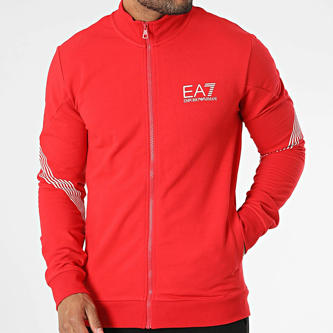 Sortie đ„° Ensemble De Survetement 6LPV56 Rouge Noir de EA7 Emporio Armani âš â Image 3