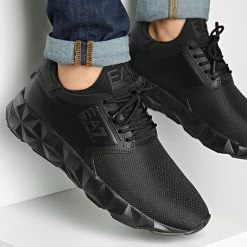 Les meilleures critiques de 🔔 Baskets 👟 Sneakers X8X123-XK300 Black Shiny Black de EA7 Emporio Armani 🛒