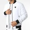 Nouveau ⌛ Veste Bomber 8NPB10 Blanc de EA7 Emporio Armani 🎉