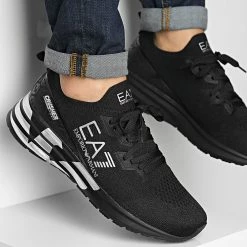 Les meilleures critiques de 🛒 Baskets X8X095 XK240 Triple Black Silver de EA7 Emporio Armani 🔔