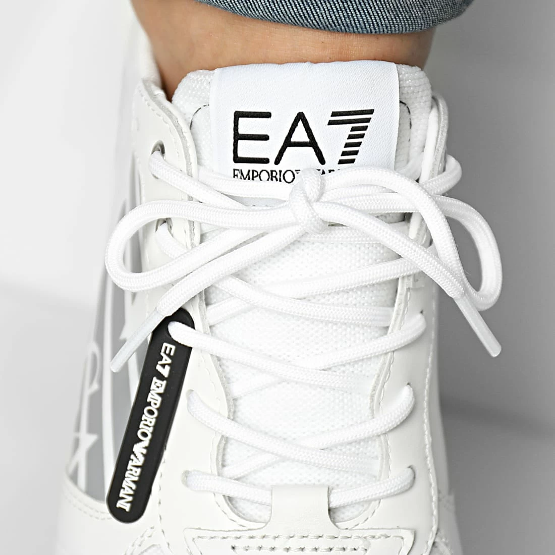 Le moins cher ⌛ Baskets X8X114-XK270 White Black de EA7 Emporio Armani 🥰 – Image 3