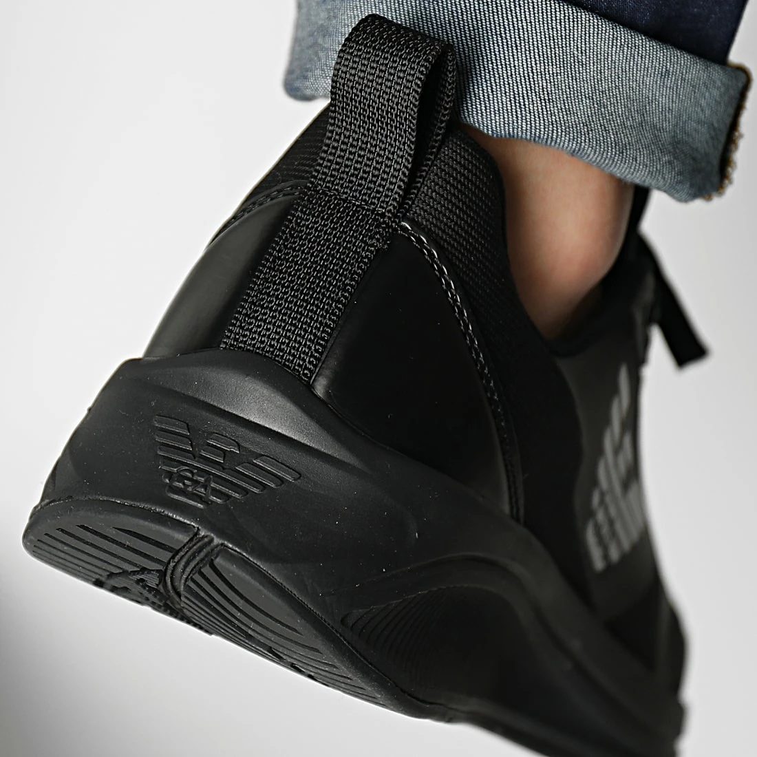 Meilleure vente ❤️ Baskets X8X126-XK304 Triple Black Silver de EA7 Emporio Armani ❤️ – Image 4