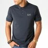 Sortie 😉 Polo Manches Courtes 8NPF04-PJM5Z Bleu Marine Argenté de EA7 Emporio Armani ❤️
