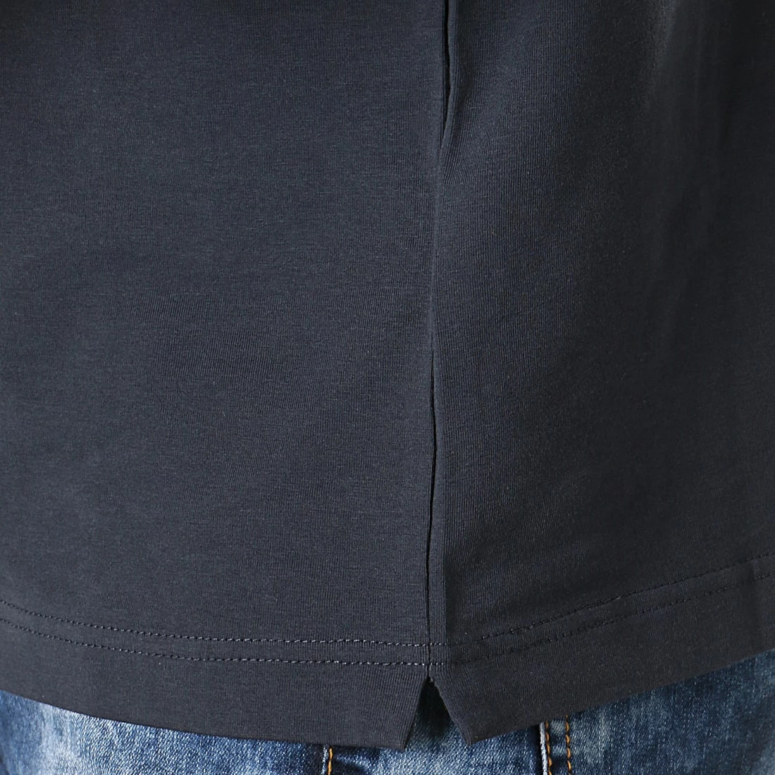 Sortie đ Polo Manches Courtes 8NPF04-PJM5Z Bleu Marine Argenté de EA7 Emporio Armani â€ïž â Image 4