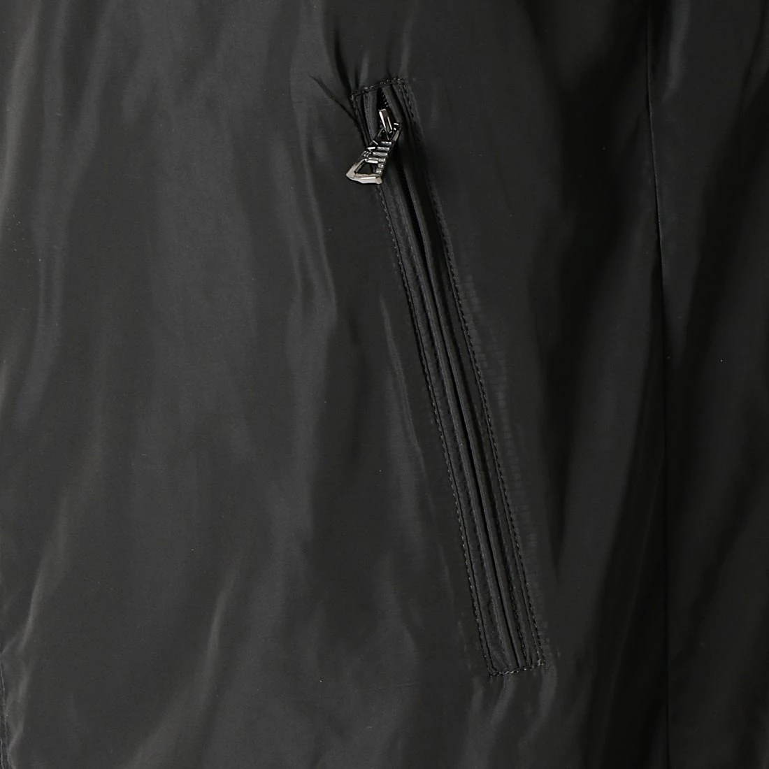 Vente flash 😀 Veste Zippée Capuche 8NPB04-PNN7Z Noir Argenté de EA7 Emporio Armani ❤️ – Image 4